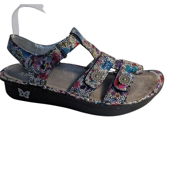 ALEGRIA Kleo Blissful Leather Gladiator Sandals KLE-447 Womens EU 40 / US 9.5-10 - Picture 1 of 16